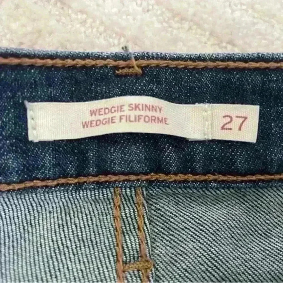 Levi's Wedgie Jeans size‎ 27| LEVI'S  Wedgie High Waisted Skinny Filifor… - Picture 3 of 7